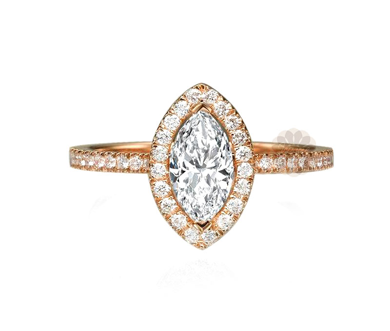 Vogue Crafts & Designs Pvt. Ltd. manufactures Vintage Rose Gold Ring at wholesale price.